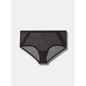 Torrid NWTs Dot Mesh Mid Rise Cheeky Panty Corydalis Blue & Black size 5x 28